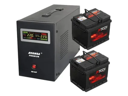Sada 1050 W s dvoma akumulátormi